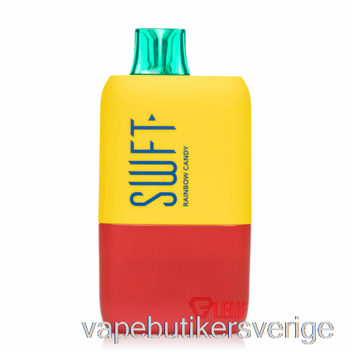 Vape Sverige Swft Icon 7500 Smart Display Regnbågsgodis För Engångsbruk